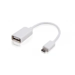 Cable USB OTG Micro USB Macho - USB Hembra 10 cm compatible Android