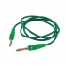 Cable de Prueba TL136 Banana Macho a Macho 4mm 14AWG de Silicona Color Verde