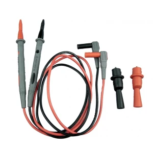 Cables multímetro con pinzas cocodrilo Amass para mediciones seguras y precisas