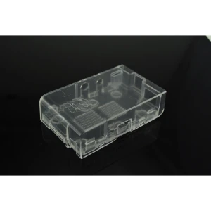 Caja plastico transparente Raspberry Pi compatible con modelos A y B
