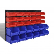 32pc Diy Wall Shelving Tool Organizer Stackable Boxes Modular Plates