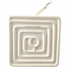 Calentador IR cerámico 12x12cm 600w blanco para estaciones de soldadura Mlink