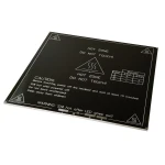 Cama calefactada aluminio MK3 200x200 para impresora 3D Prusa - satkit