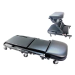 Camilla mecánico silla plegable acolchada con ruedas para taller mecánico