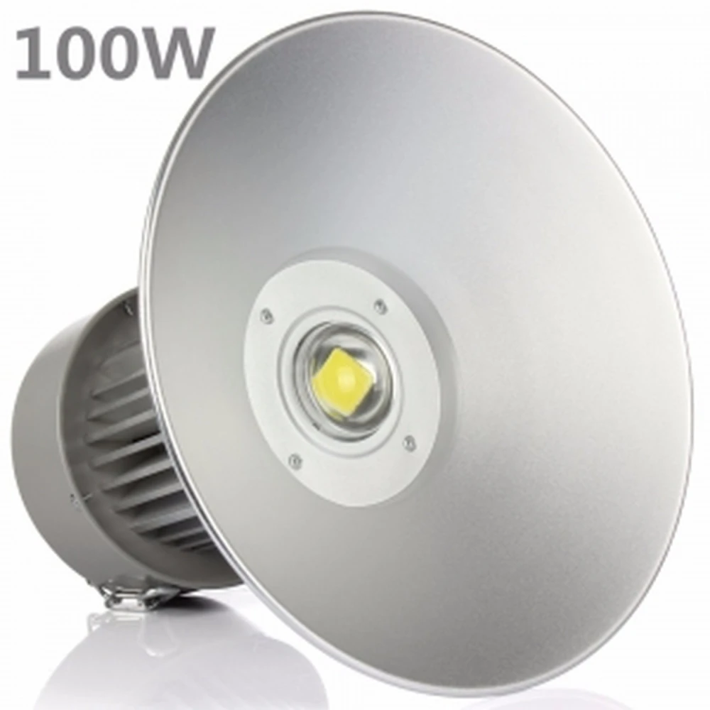 Campana Industrial LED 100W 6000K Luz Brillante PF 0,95 Potencia Real High Bay LED