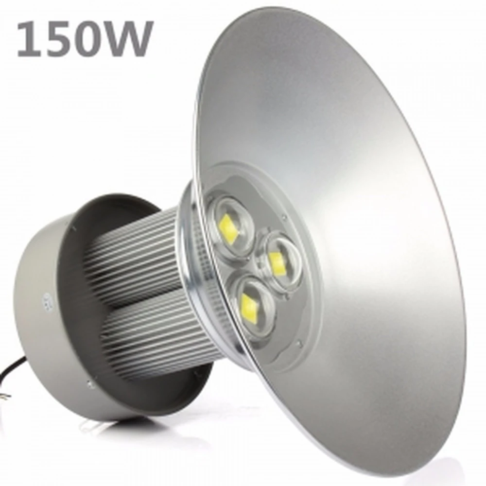Campana Industrial LED 150W 6000K Luz Brillante PF 0,95 Potencia Real