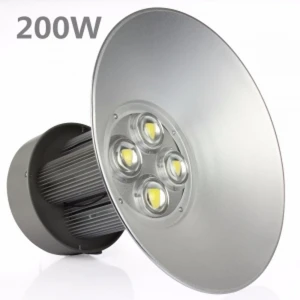 Campana Industrial Led 200w 6000k Luz Brillante PF 0,95 Potencia 100% Real High Bay