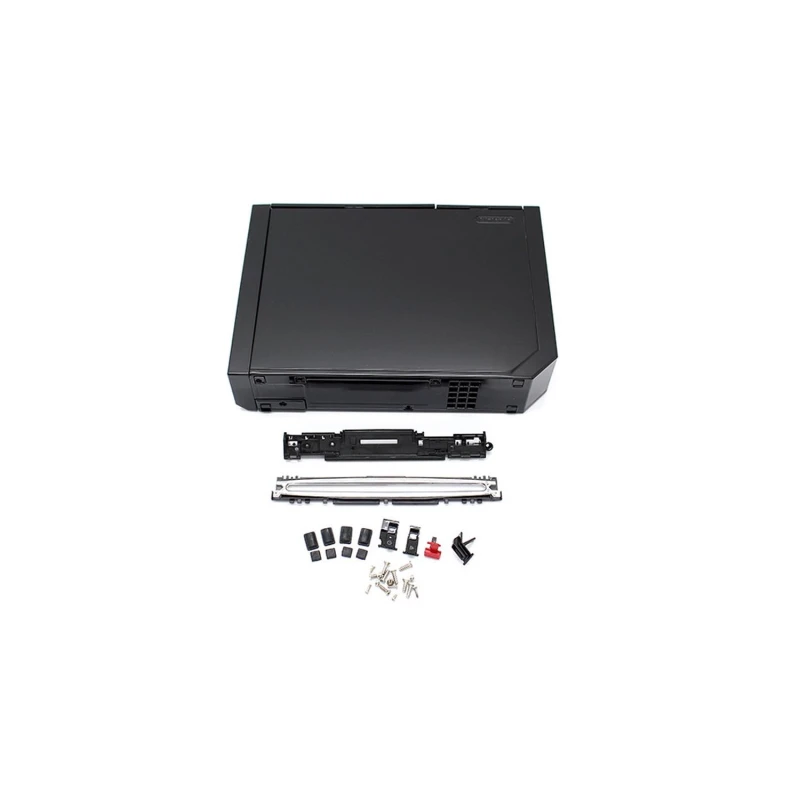 Carcasa completa Nintendo Wii color negro para reemplazo y reparación