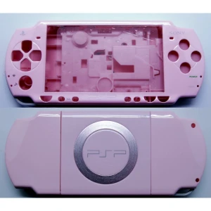 Carcasa completa PSP 2000 rosa con botones para PSP Slim