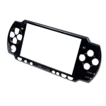 Carcasa frontal PSP2000 slim negra - repuesto original para reparación
