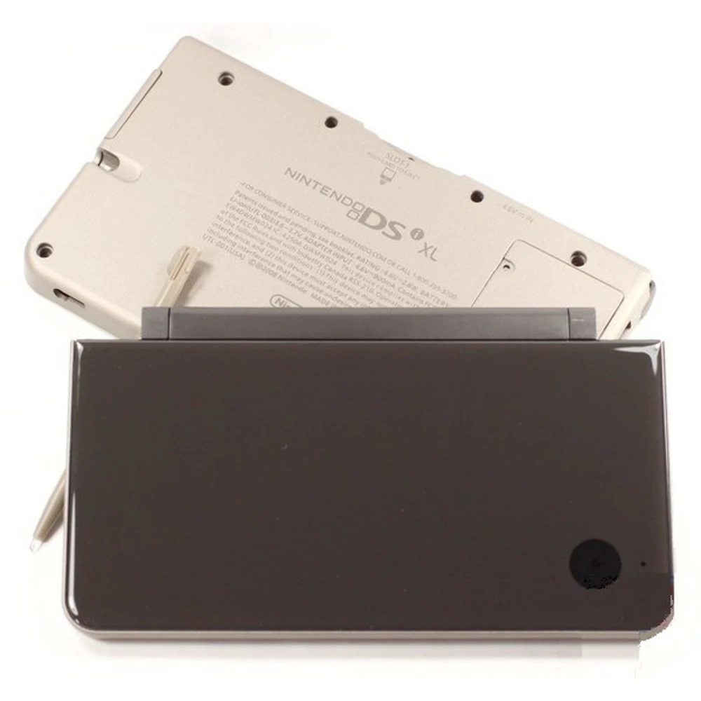 Carcasa para NDSi XL marrón - repuesto completo con botones y tornillos