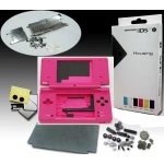 Carcasa para Nintendo DSi rosa - repuesto completo con botones y tornillos