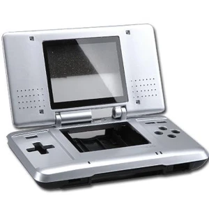 Carcasa recambio Nintendo DS color plata para reparación y mantenimiento