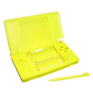 Carcasa recambio Nintendo DS Lite amarillo para reparación y personalización
