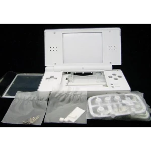 Carcasa recambio Nintendo DS Lite blanca con botones y accesorios completos