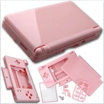Carcasa recambio Nintendo DS Lite rosa para sustitución completa y personalización