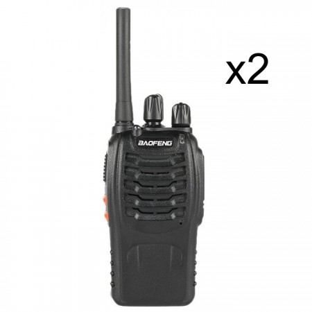 2 x Talkie-walkie BF-88E ( BF-888S PMR446) Baofeng
