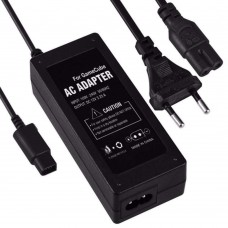 Power Supply Ac/Dc Adapter Lead For Nintendo Gamecube Eu Plug 