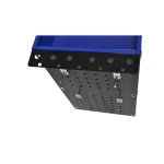 Carro de Taller Profesional 3 Baldas con Bandejas Laterales y Ganchos para Organizar tu Taller