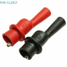 Cl2417 Test Crocodiles Clips, For Use With Multimeter Test Leads.