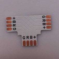 T-Type Connector Adapter Board Voor 5050 10mm 4pin Rgb Voor Led Strip