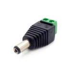 Conector borne macho para tira led 12v DC de alta calidad y fácil conexión
