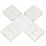 Conector de Clip LED Forma-X 10mm 4Pin 5050 RGB para Tira LED
