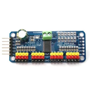 Controlador servos 16 canales PCA9685 de 12 bits PWM I2C compatible Arduino