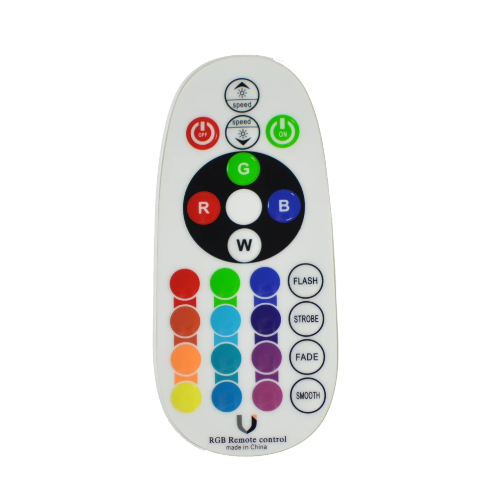 Vista lateral del controlador tira led rgb 220v YourLed con conector 4 pines