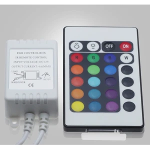 Controlador Tira Led Rgb con Mando a Distancia IR 24 Botones YourLed
