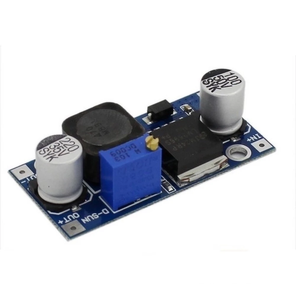 Convertidor DC-DC LM2596: Alimentador Regulable para Electrónica y Arduino