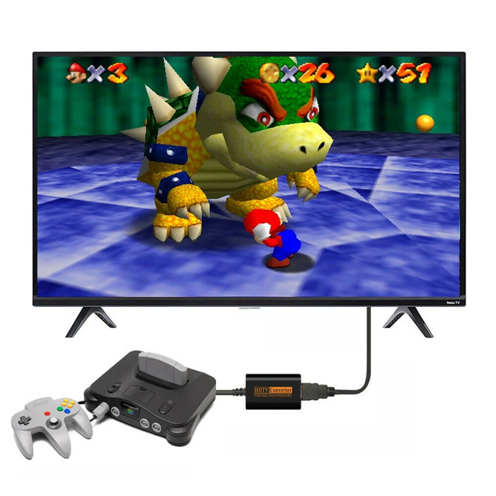 Convertidor HDMI para Nintendo N64 - Adaptador para consolas SNES, SFC y NGC