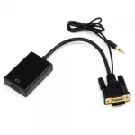 Convertidor VGA a HDMI con audio para señal de video y sonido integrado