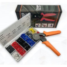 Crimping Pliers 0.25-10 Mm² With 1200pcs Terminals 