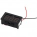 Voltímetro digital rojo 3,5V - 30V indicador tension bateria LED empotrable Voltímetros  2.70 euro - satkit