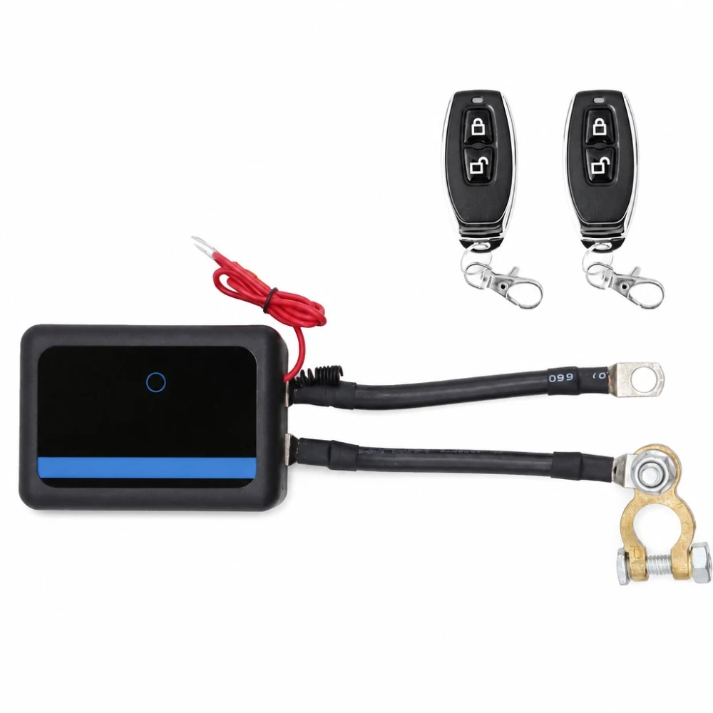 Desconectador de Batería Coche 12V Terminal Cortacorrientes Universal Antirrobo