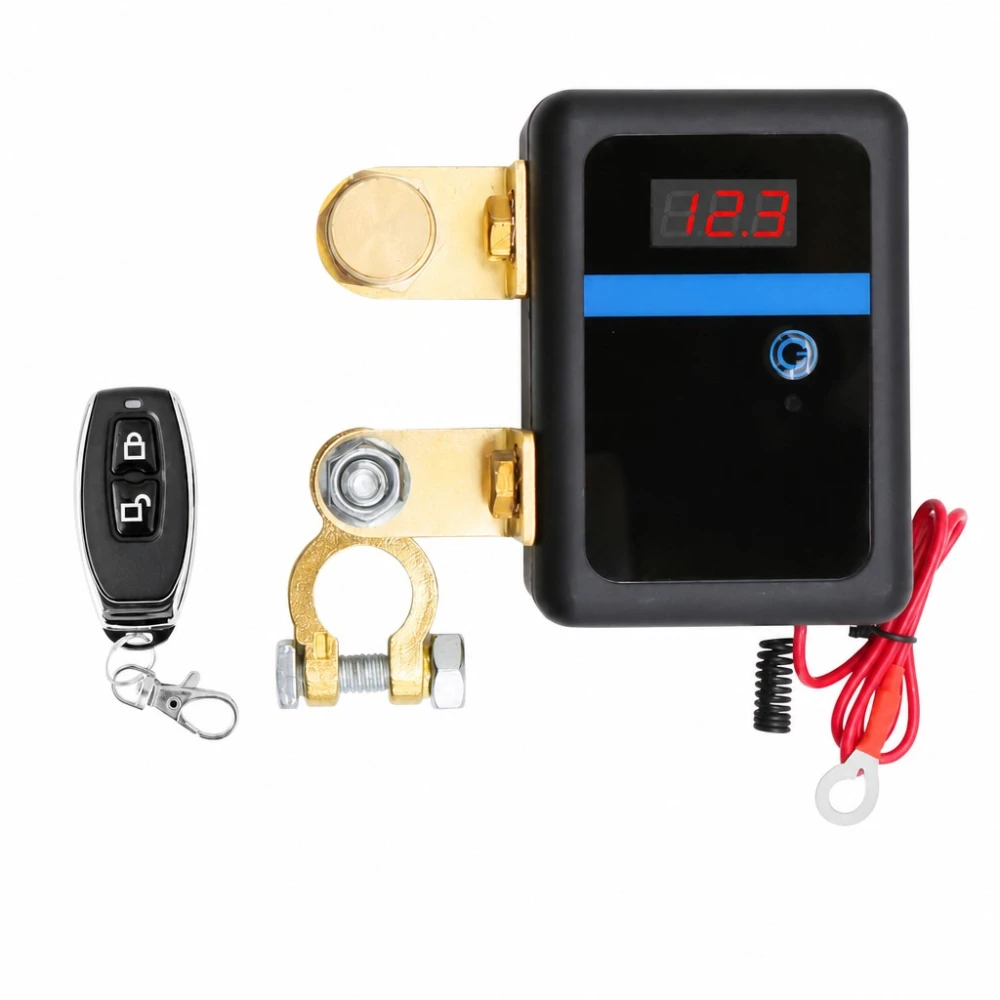 Desconectador de Batería Coche 12V Terminal Cortacorrientes Universal Antirrobo