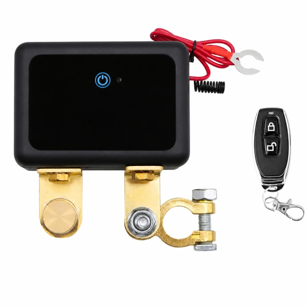 Desconectador de Batería Coche 12V Terminal Cortacorrientes Universal Antirrobo