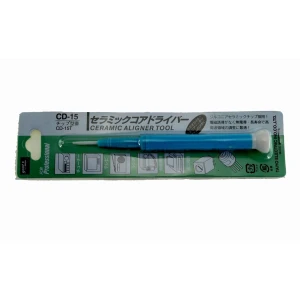 Destornillador ajustador cerámico GOOT CD-25 para potenciómetros 2,6mmx0,4mm