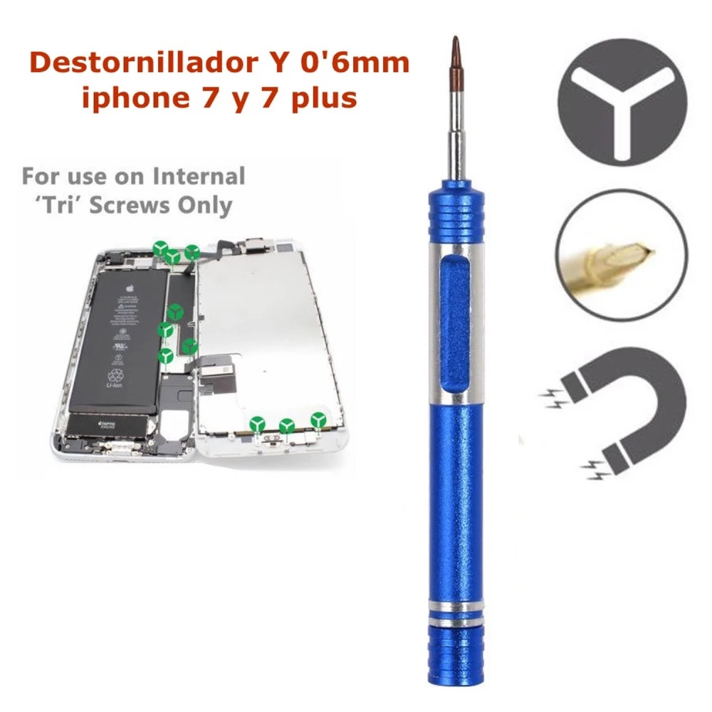 Destornillador tri wing 0,6mm para reparación de iPhone 7, iPhone 7 Plus y Apple Watch