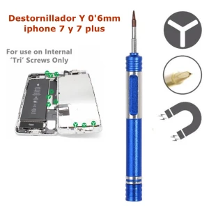 Destornillador tri wing 0,6mm para reparación de iPhone 7, iPhone 7 Plus y Apple Watch