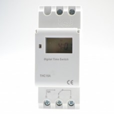 Din Rail Mounting Weekly Digital Programmable Timer Thc15a Ac 220v Time Switch