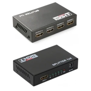satkit Divisor HDMI 1x4 Full HD 1 Entrada 4 Salidas Compatible 1080p HDTV y 3D