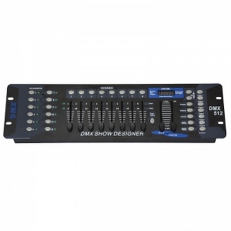 Mesa Controladora de luces DMX 512 192 canales programable para iluminacion y DJ ILUMINACION LED  33.00 euro - satkit