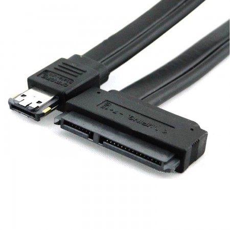 Dual Power eSATA USB 12V 5V Combo naar 22Pin SATA USB-kabeladapter voor harde schijven Electronic equipment  3.90 euro - satkit