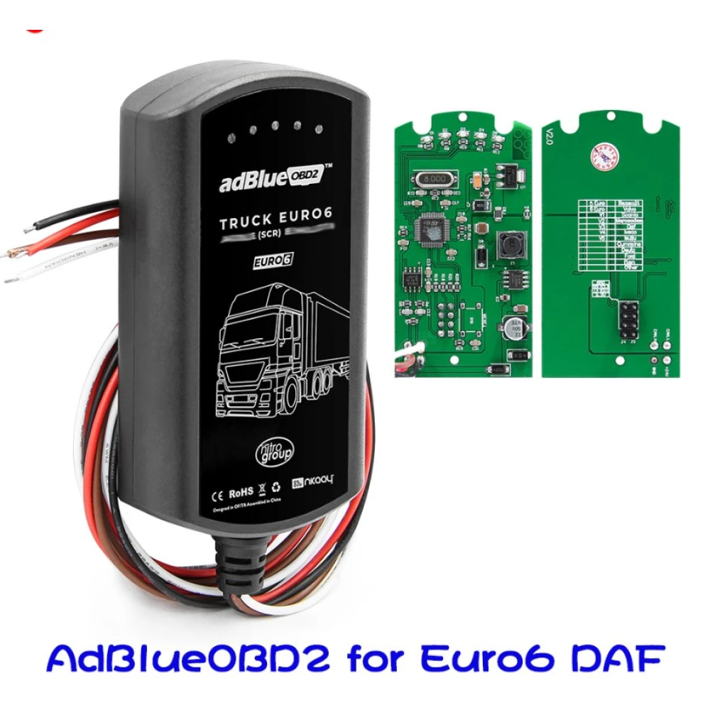 Emulador Adblue DAF Euro6 compatible con camiones DAF XF, CF y LF Euro6
