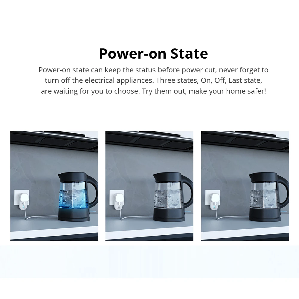 Enchufe inteligente Sonoff S26 R2 - Control remoto WiFi para hogar EU