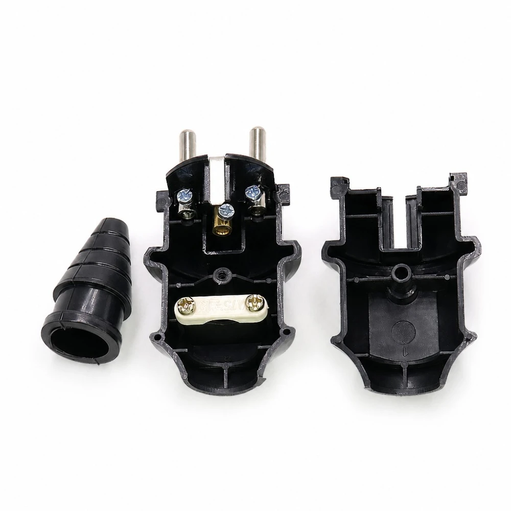 Enchufe SCHUKO Desmontable 16A 250V Tipo F Alemán Europeo Reparación Industrial