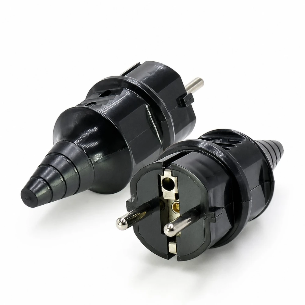Enchufe SCHUKO Desmontable 16A 250V Tipo F Alemán Europeo Reparación Industrial