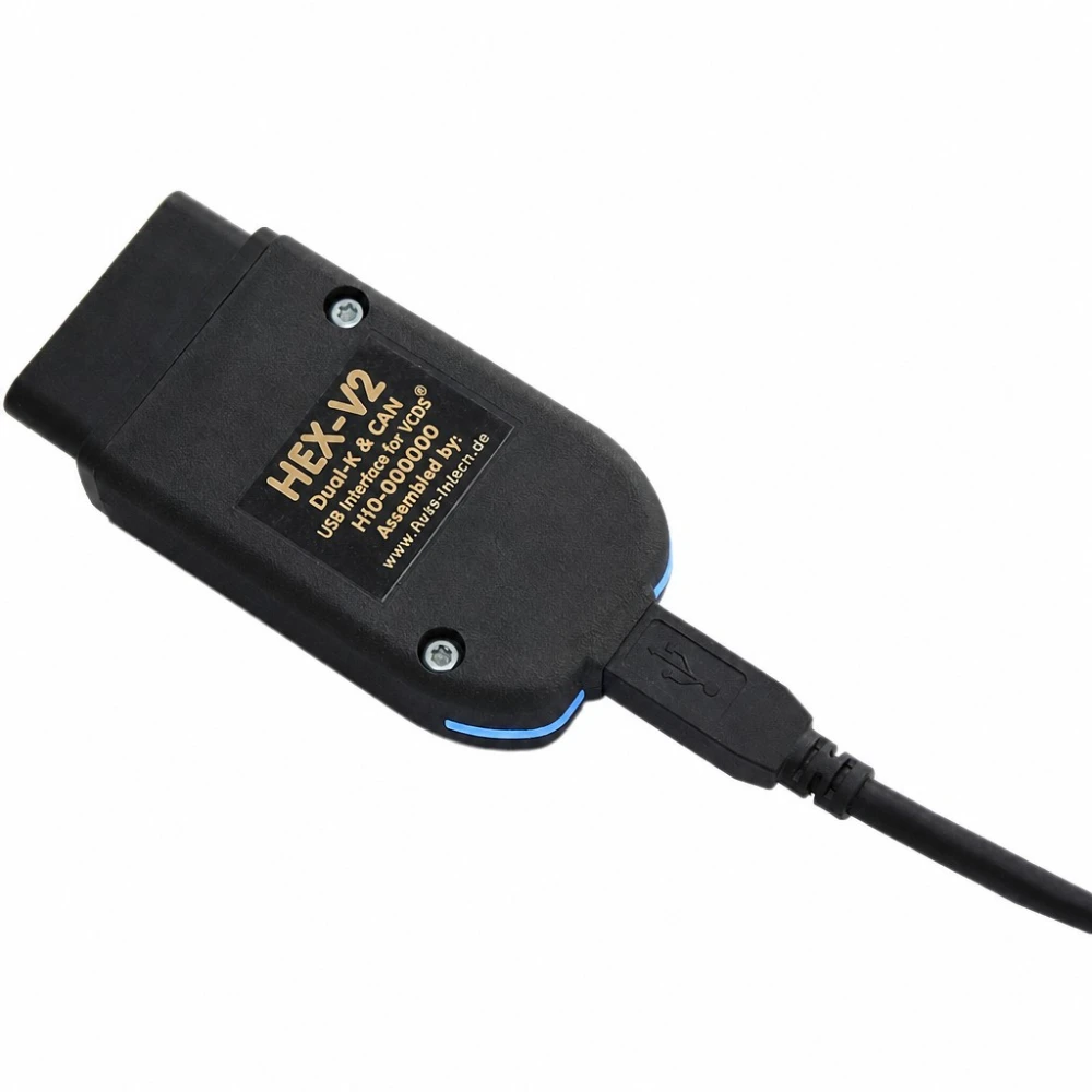 Escáner Diagnóstico HEX-V2 VCDS V25.3 ATMEGA162 Compatible VW Audi Seat Skoda 1996-2017